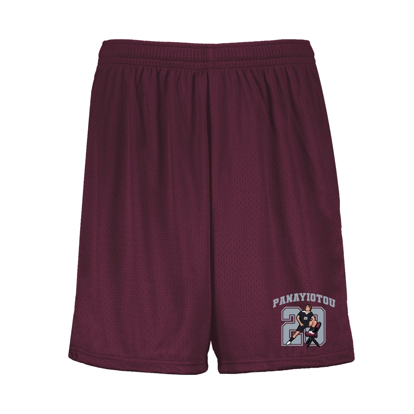 Shorts — Number in Maroon