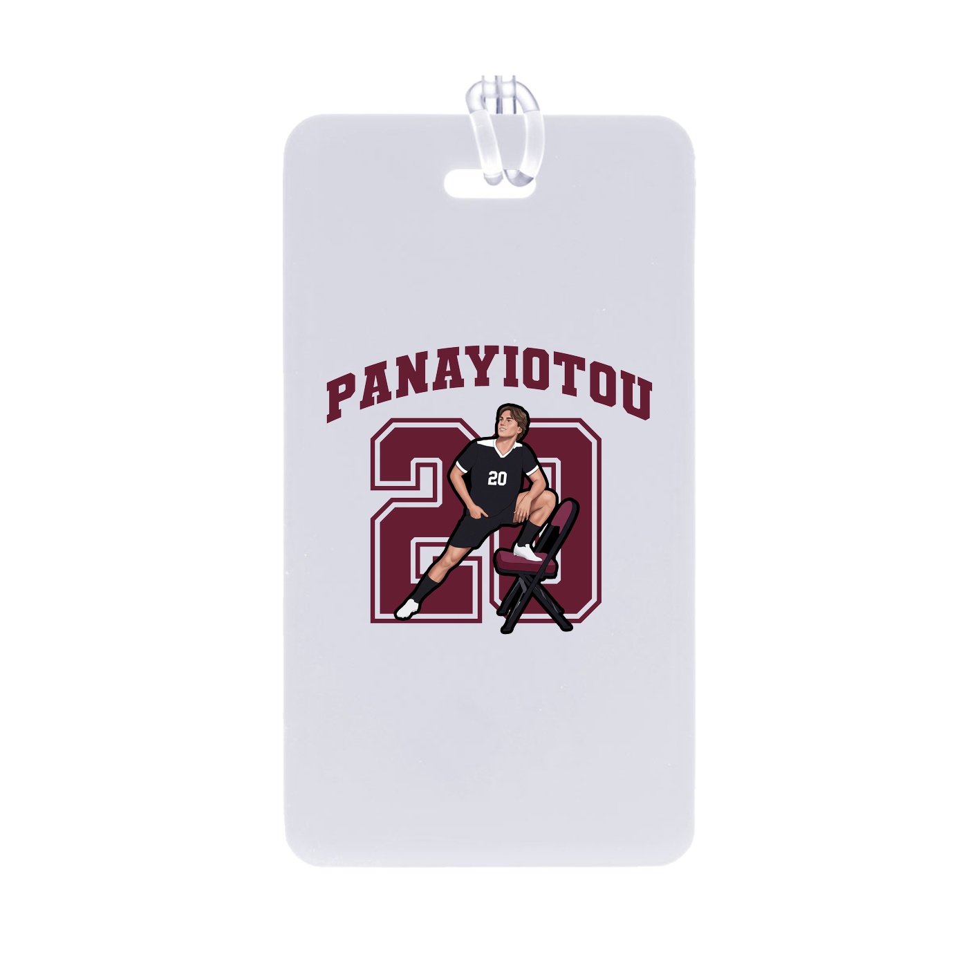 Bag Tag — Number in Classic