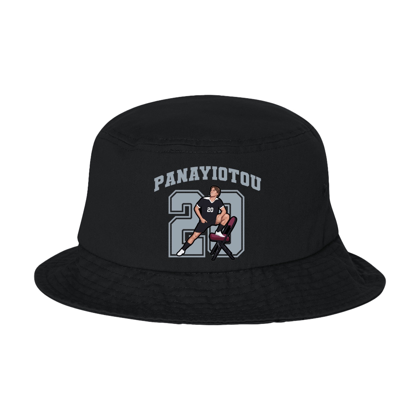 Bucket Cap — Number in Black