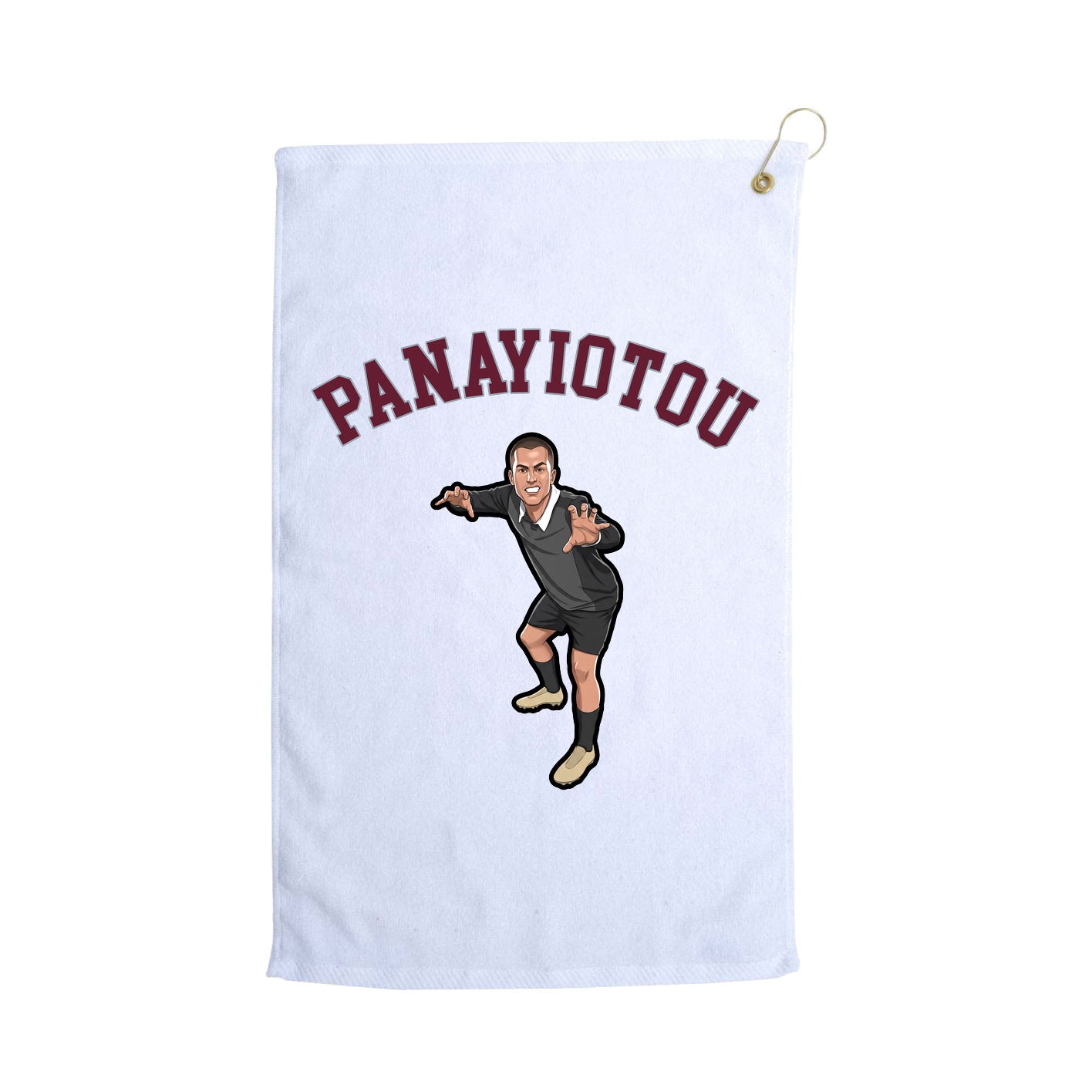 Golf Towel — Classic in White