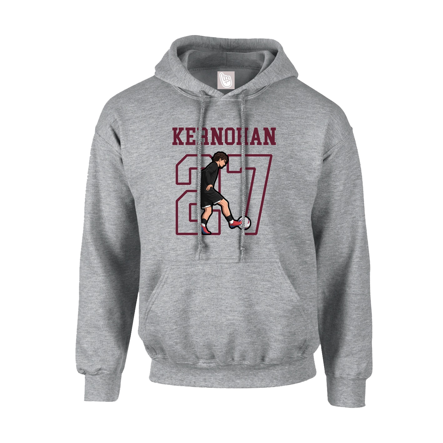 Hoodie — Shirsey in Grey