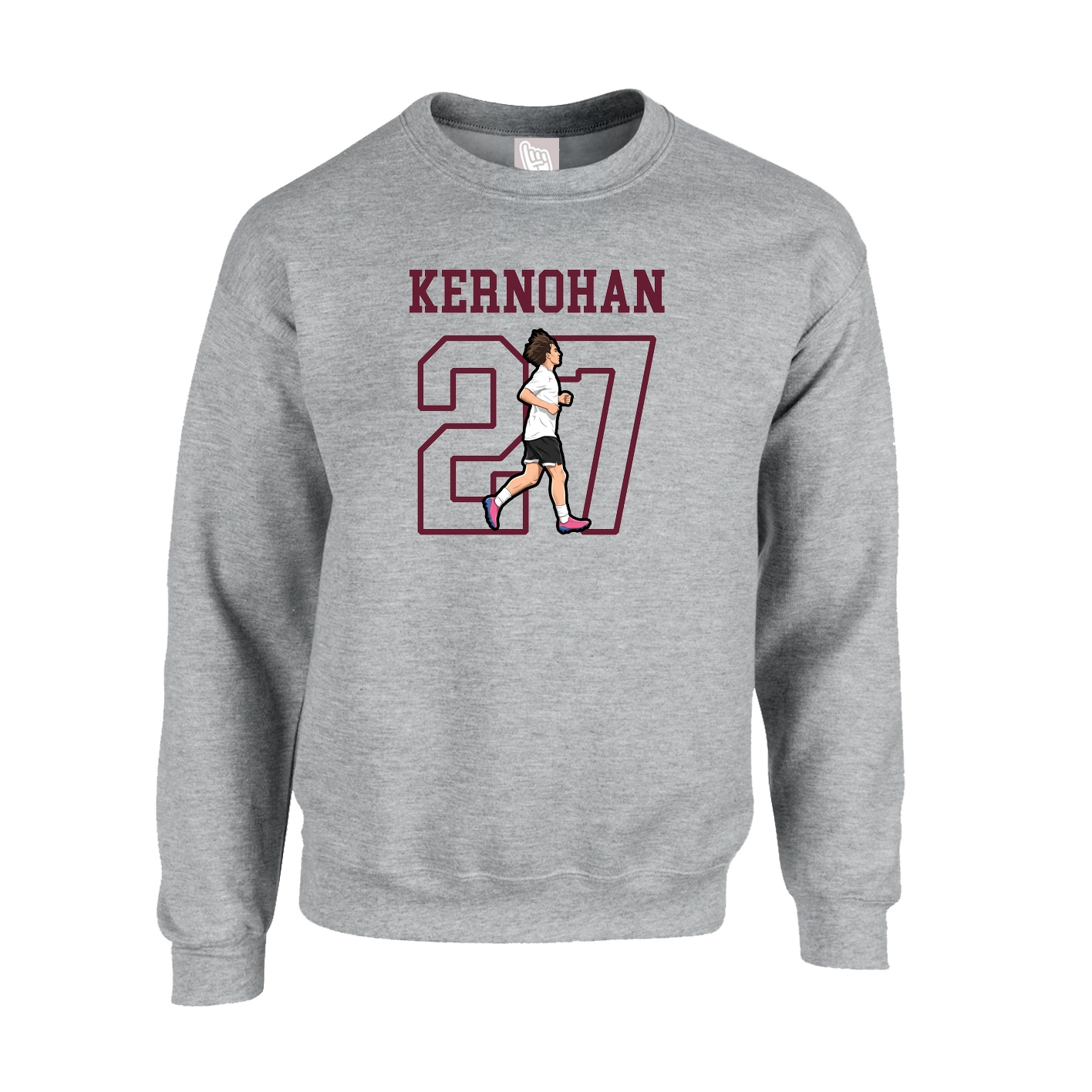 Fleece Crew — Shirsey in Grey