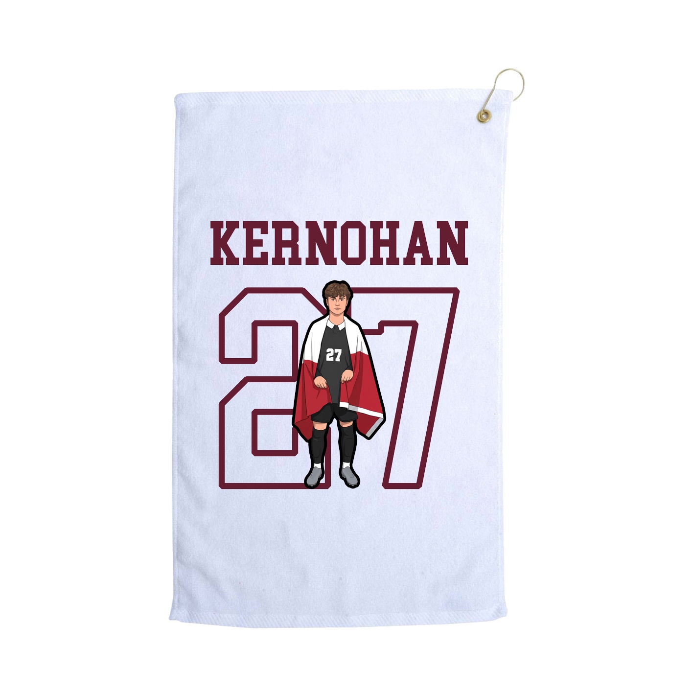 Golf Towel — Shirsey in White