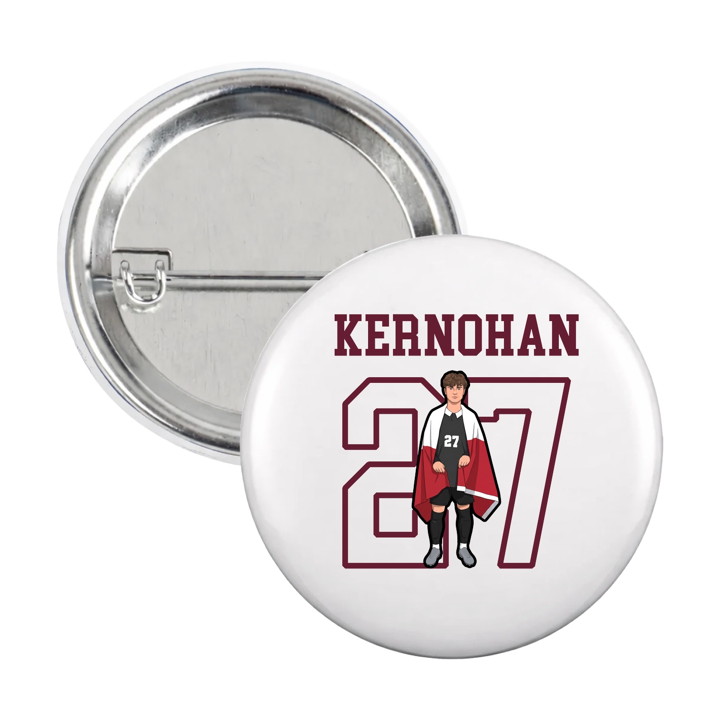 Game Day Button — Shirsey in White