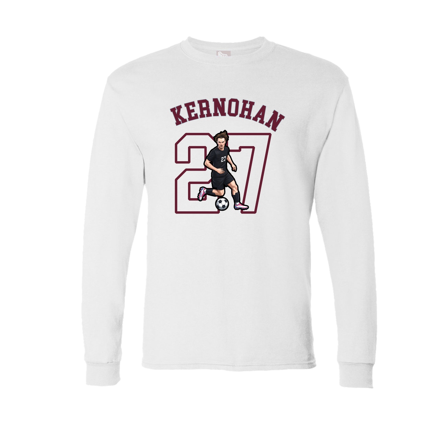 Long Sleeve Tee — Shirsey Arch in White