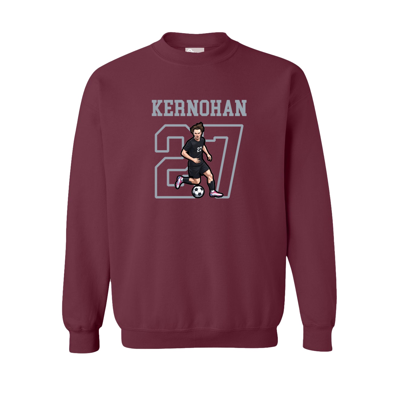 Fleece Crew — Shirsey in Maroon
