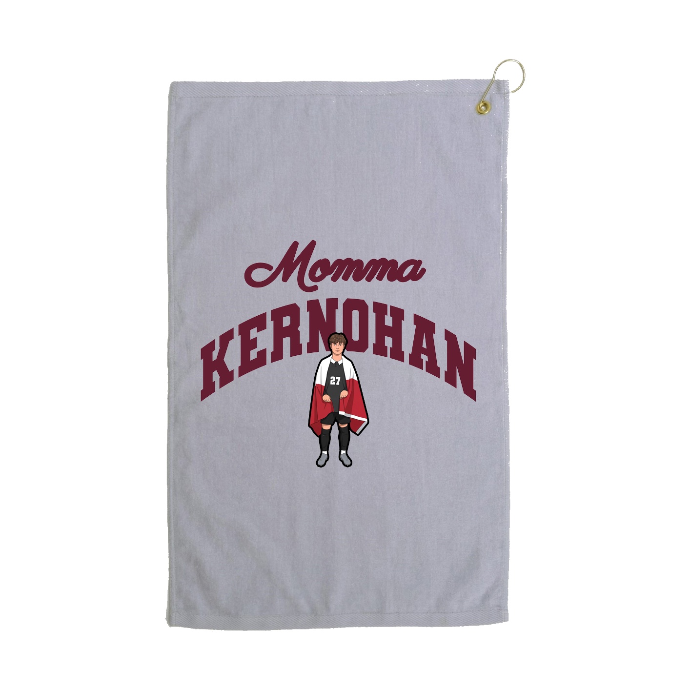 Golf Towel — Mothers Day Arch in Grey