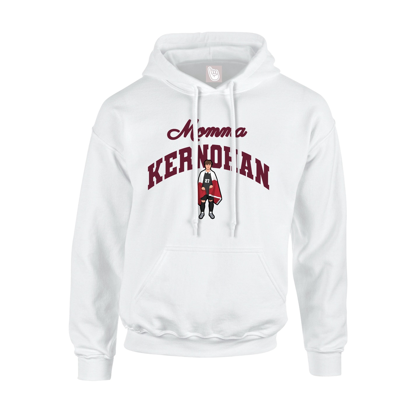 Youth Hoodie — Mothers Day Arch in White