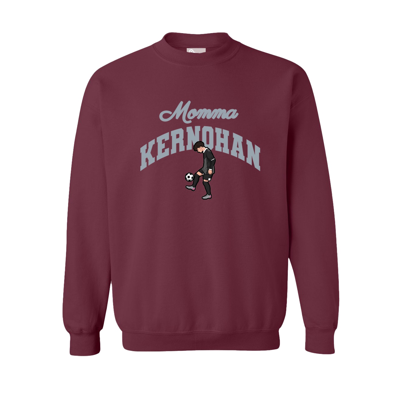 Fleece Crew — Mothers Day Arch in Maroon
