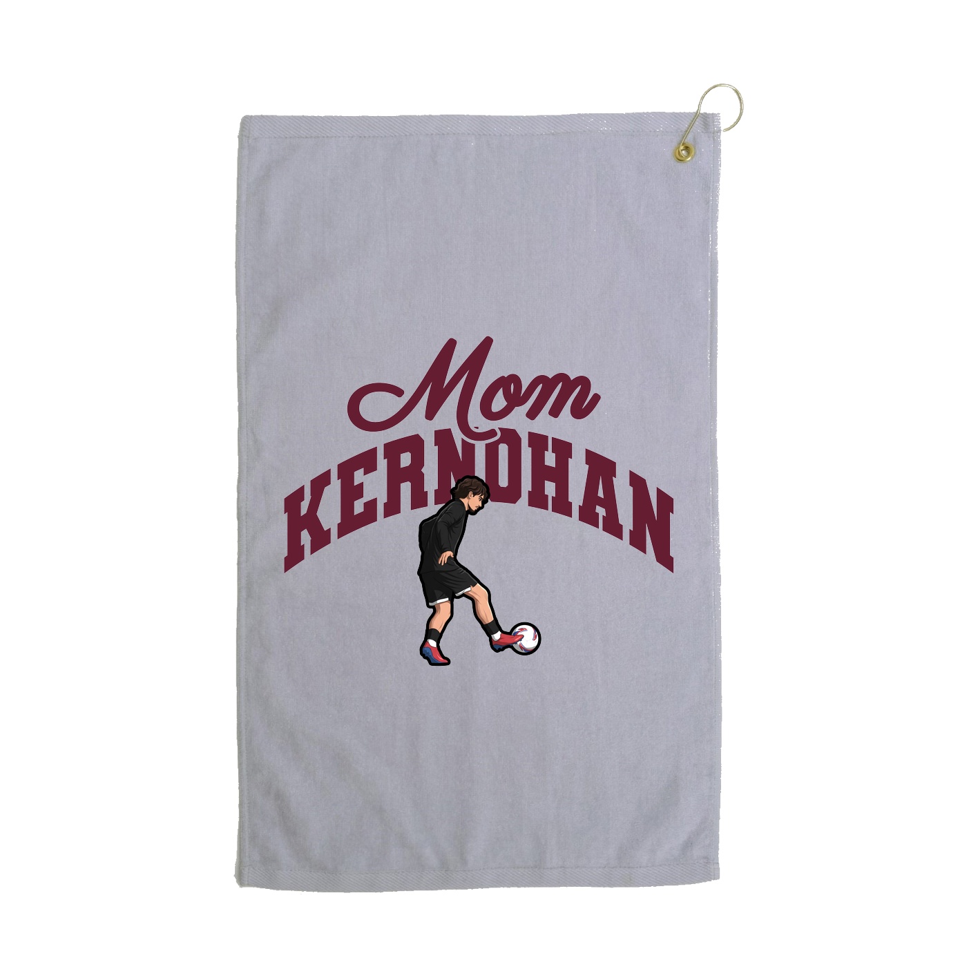 Golf Towel — Mothers Day Arch in Grey