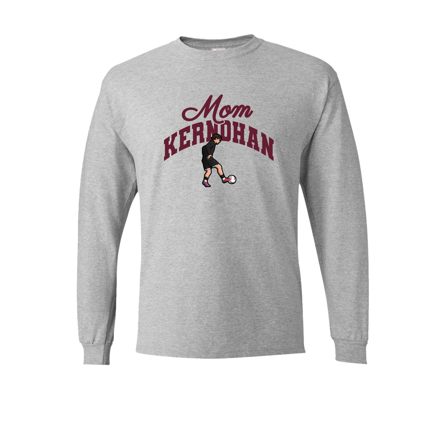 Long Sleeve Tee — Mothers Day Arch in Grey