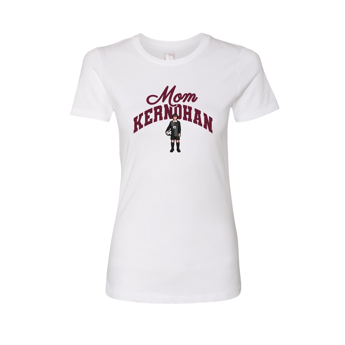 Womens Tee — Mothers Day Arch in White