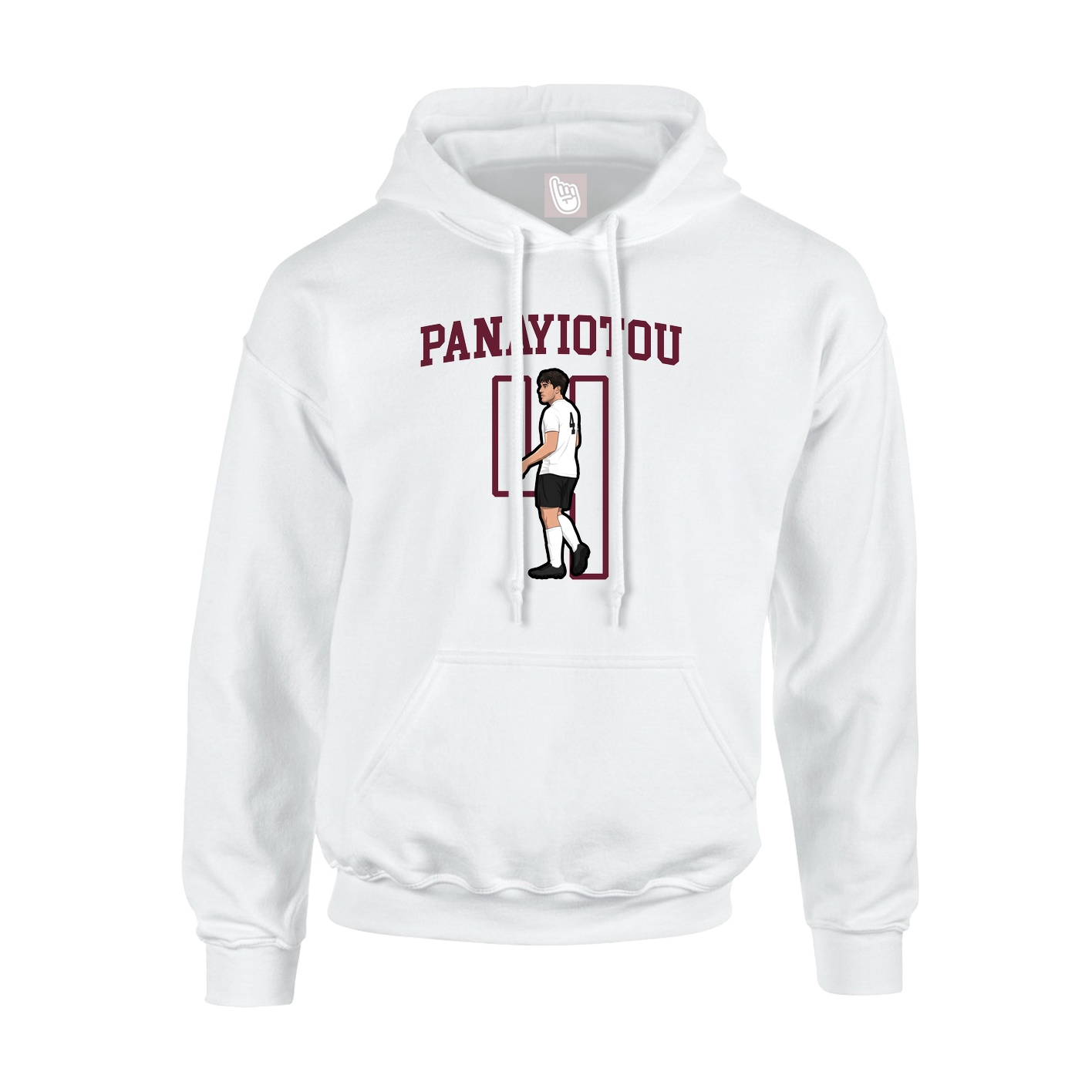Hoodie — Shirsey in White