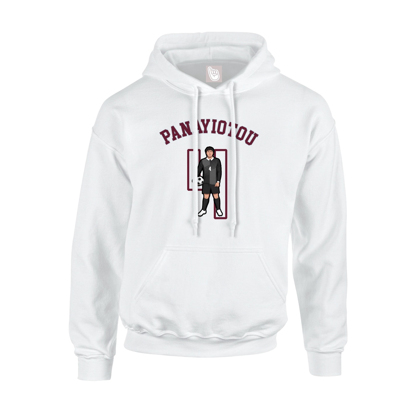 Youth Hoodie — Shirsey Arch in White