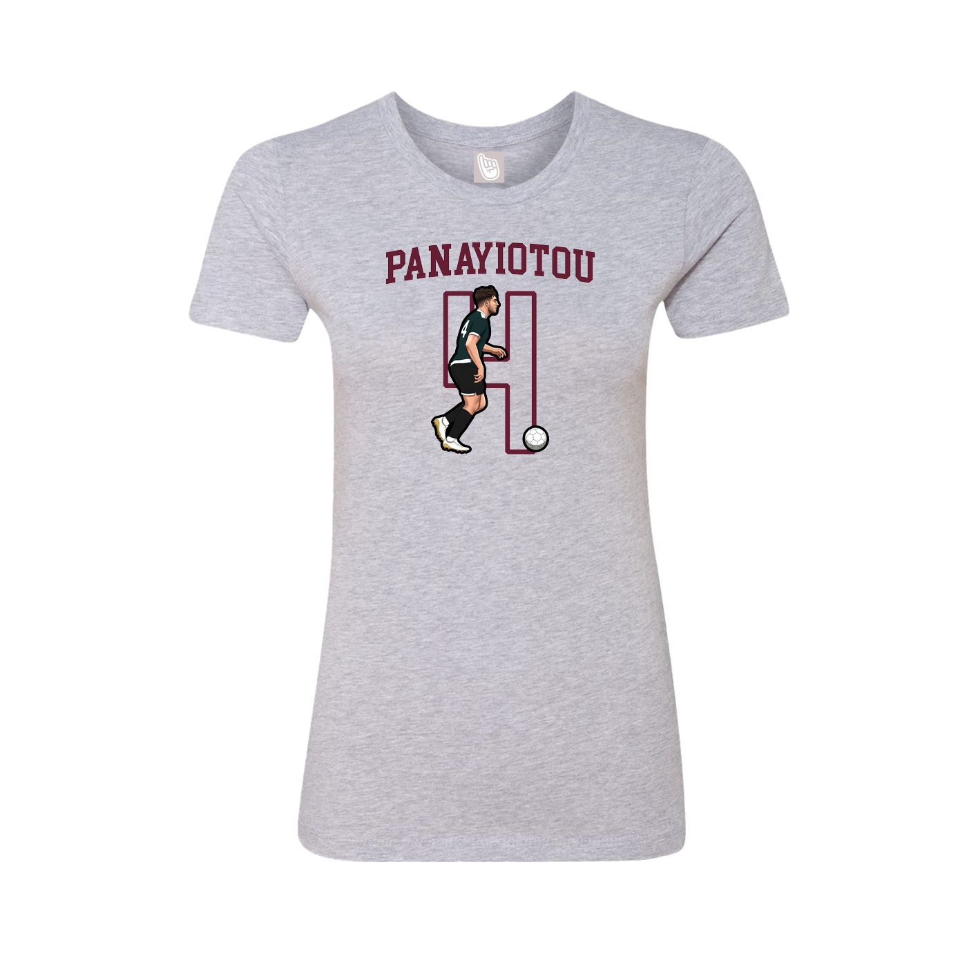 Fitted Women's Tee — Shirsey in Grey