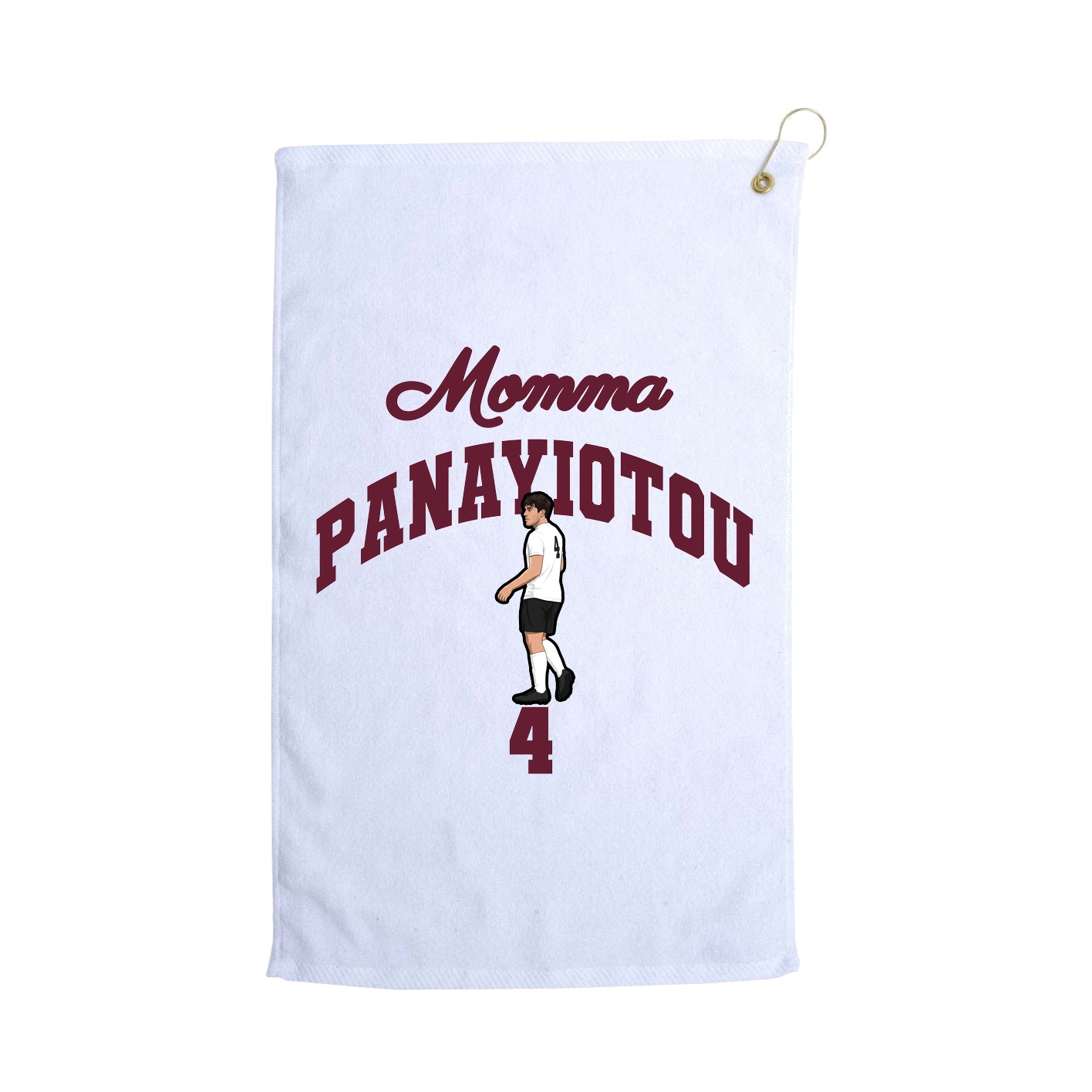 Golf Towel — Mothers Day Arch in White