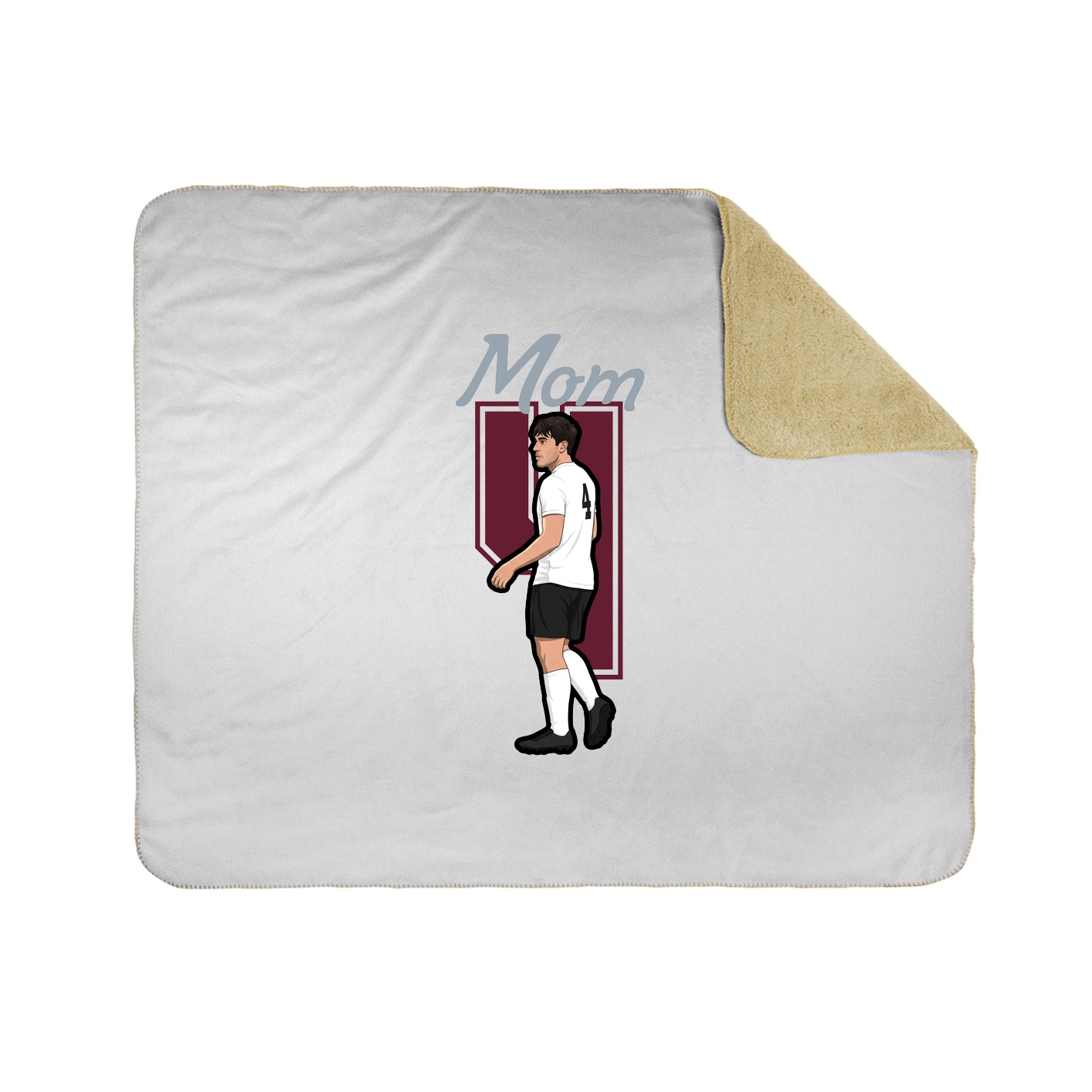 Throw Blanket — Mothers Day Shirsey in White