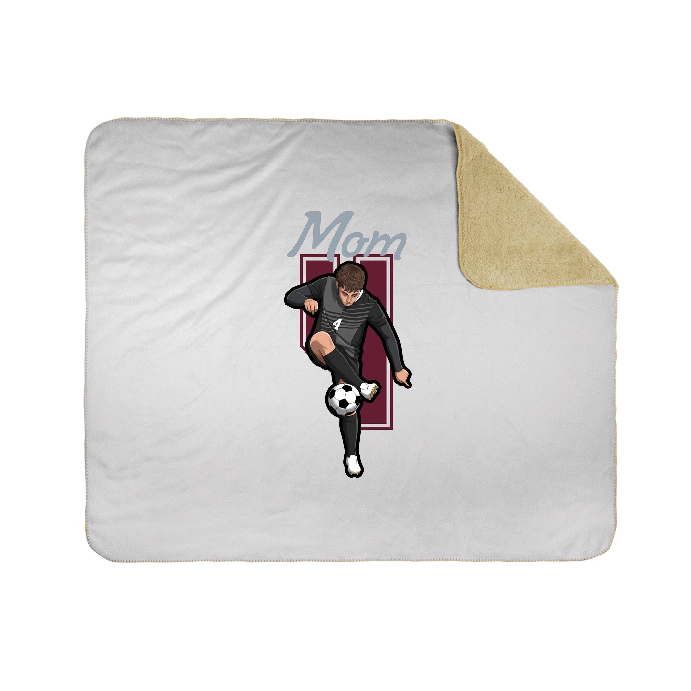 Throw Blanket — Mothers Day Shirsey in White