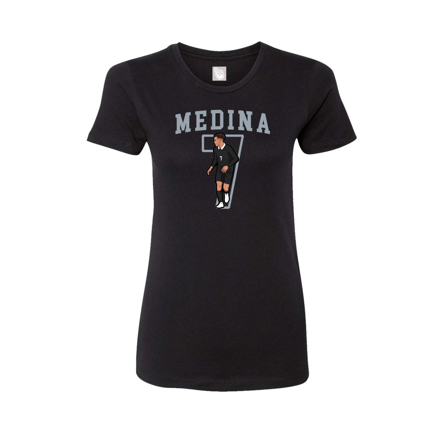 Fitted Women's Tee — Shirsey in Black