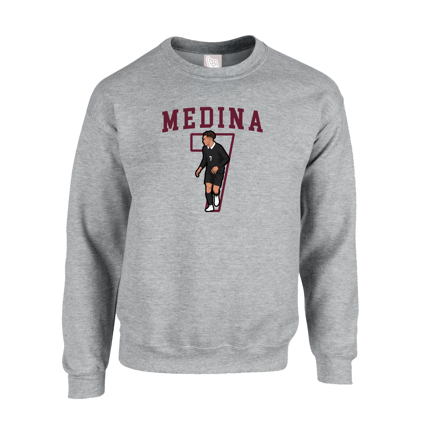 Fleece Crew — Shirsey in Grey