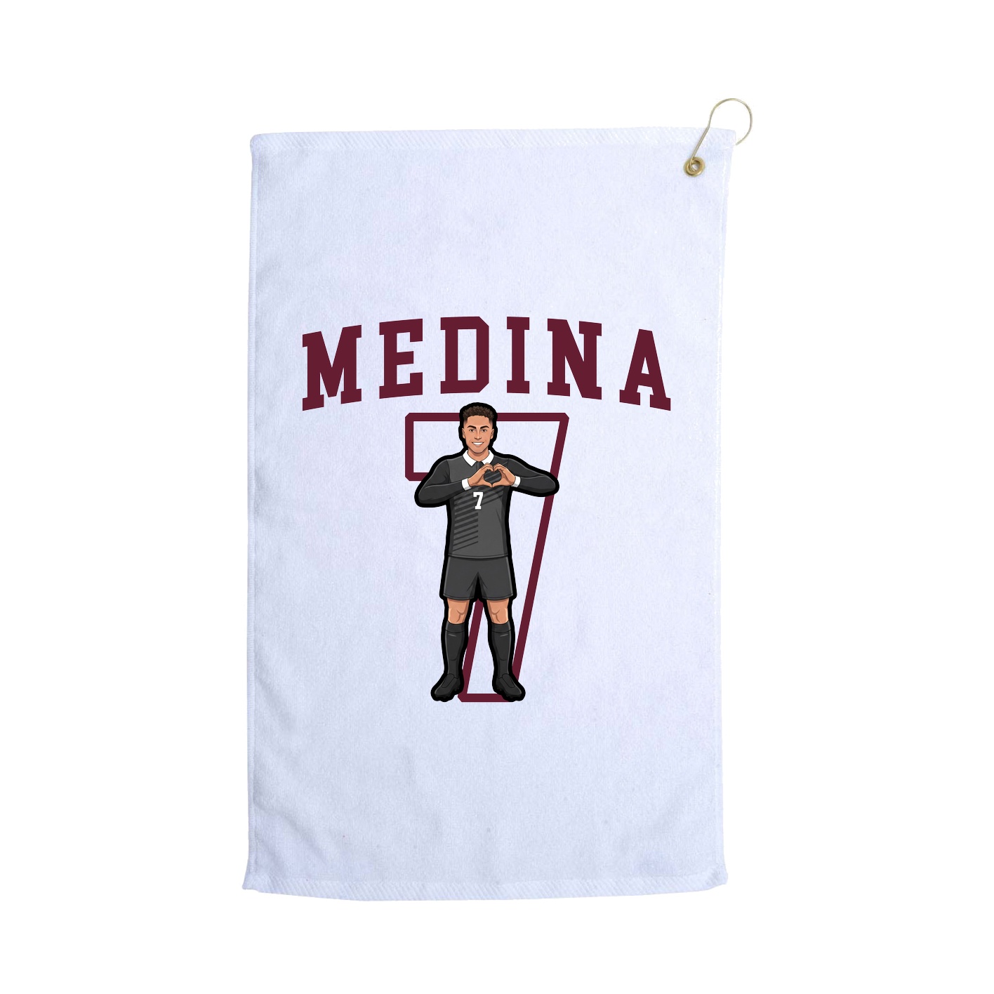 Golf Towel — Shirsey in White