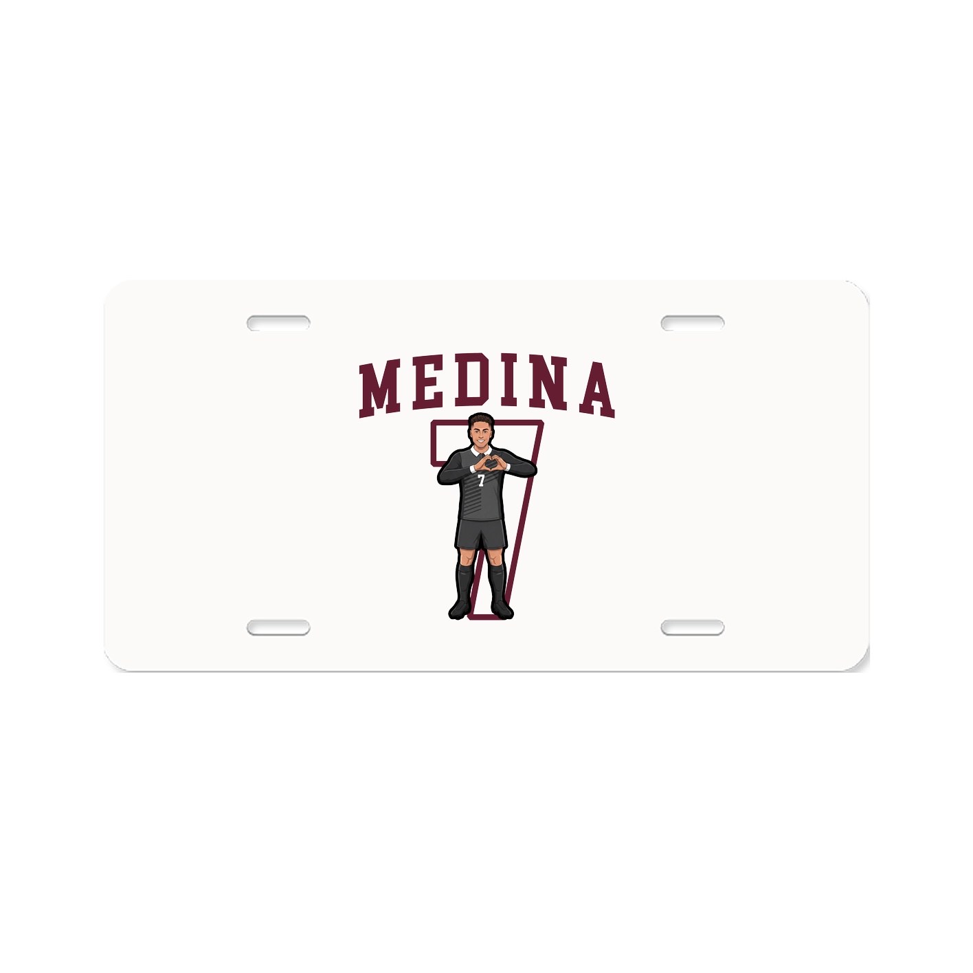 License Plate — Shirsey in Classic