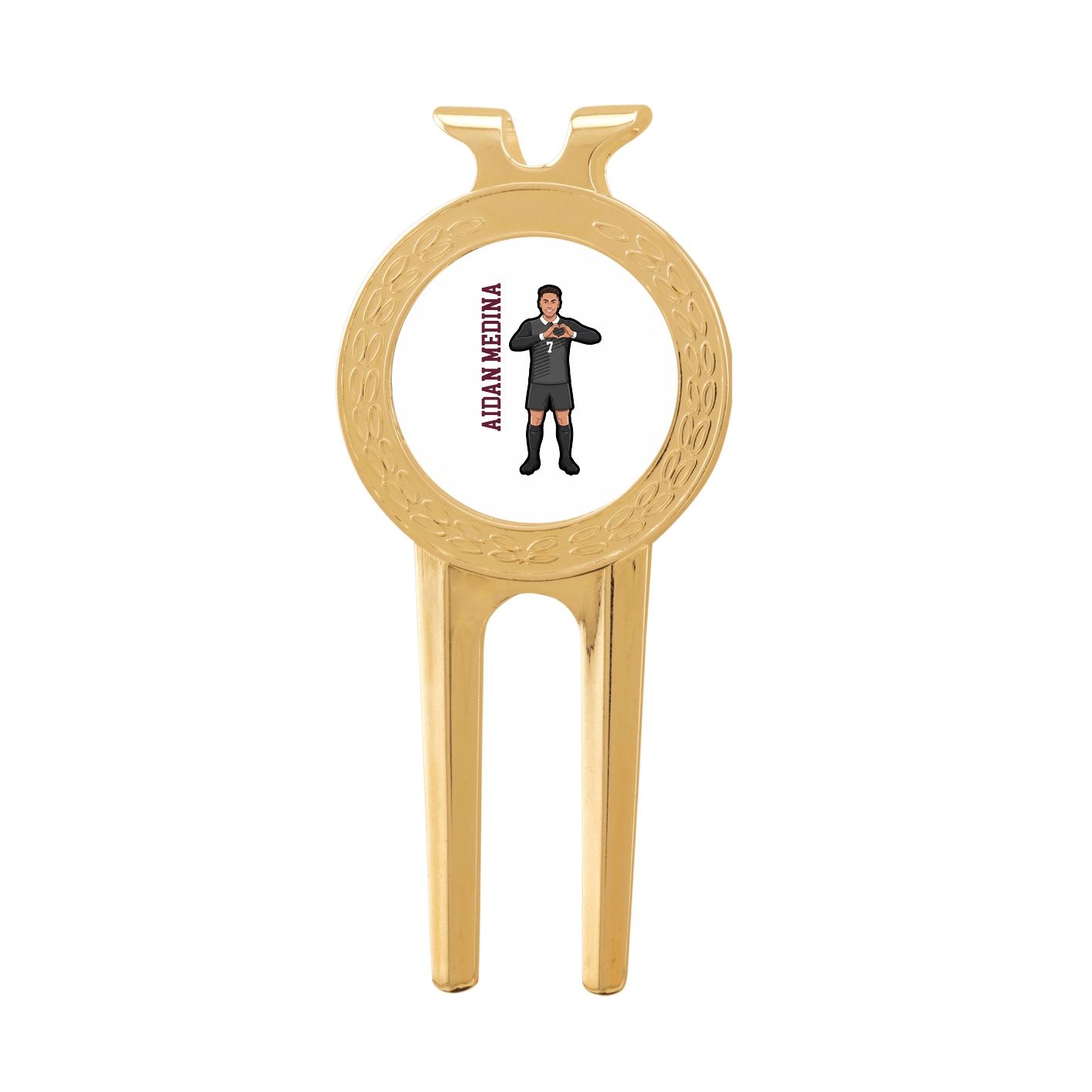 Divot Tool with Ball Marker — Name Vertical in Classic