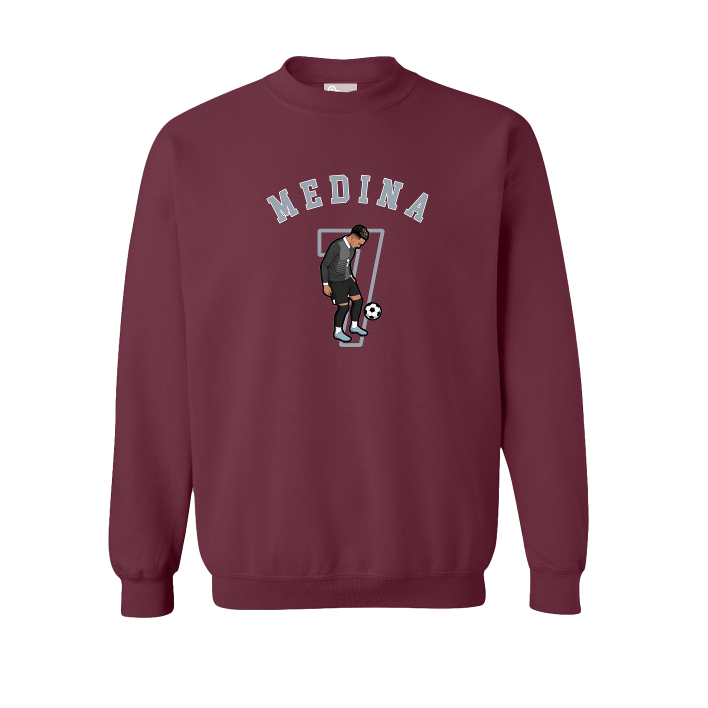 Fleece Crew — Shirsey Arch in Maroon