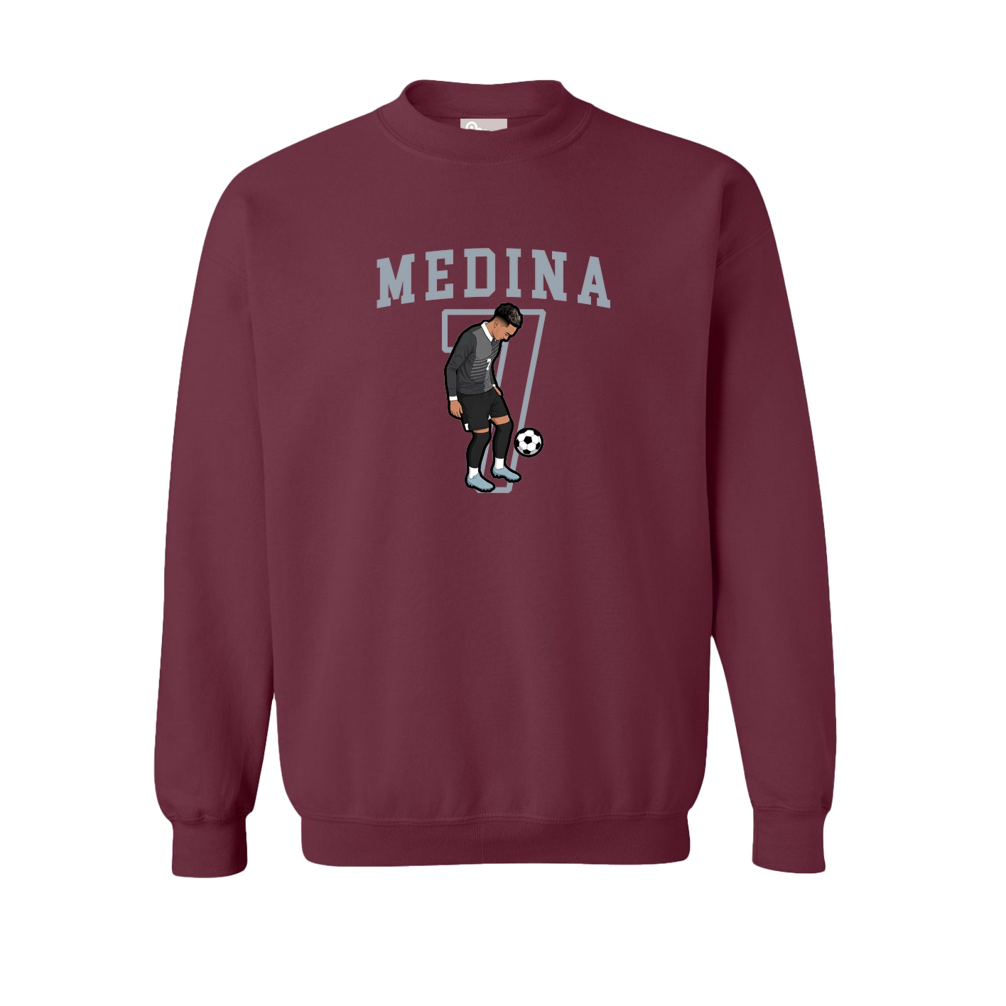 Fleece Crew — Shirsey in Maroon