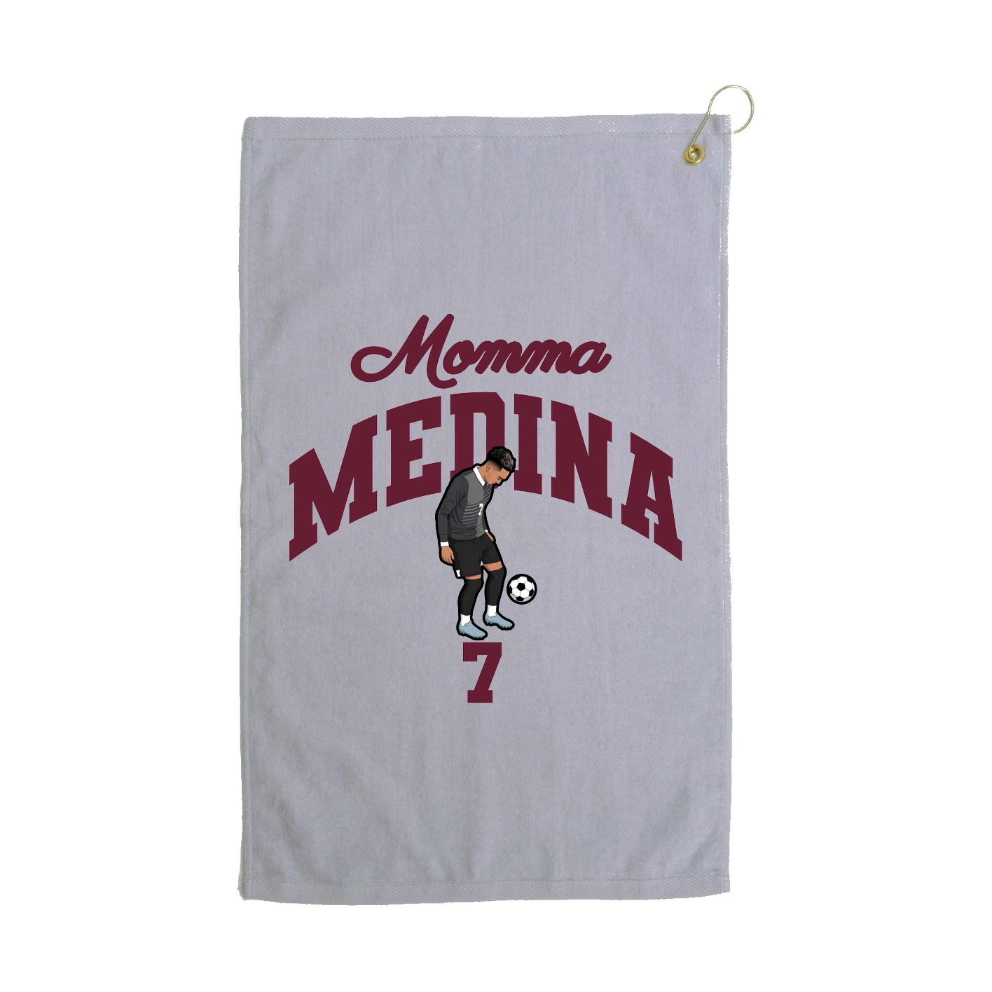 Golf Towel — Mothers Day Arch in Grey