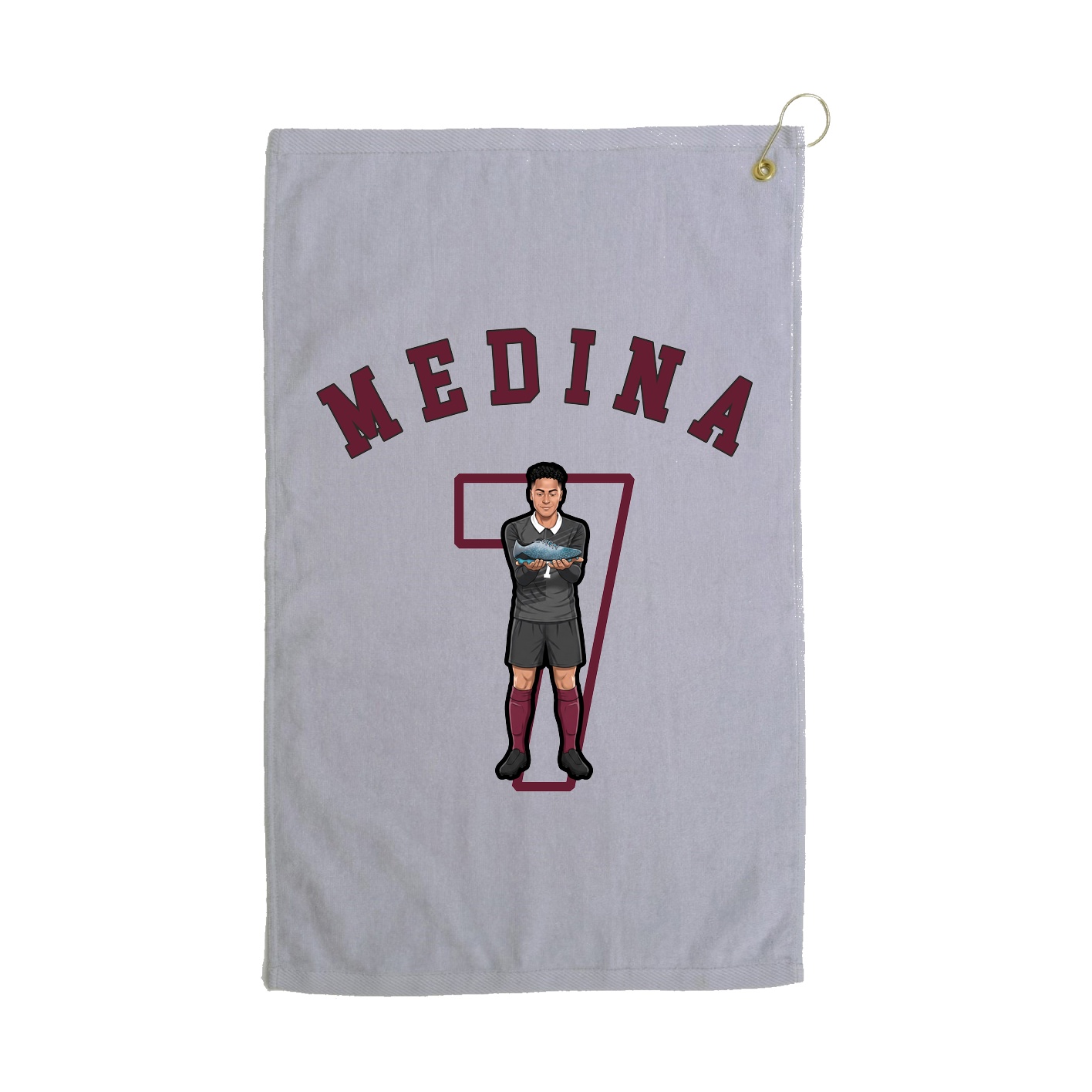 Golf Towel — Shirsey Arch in Grey