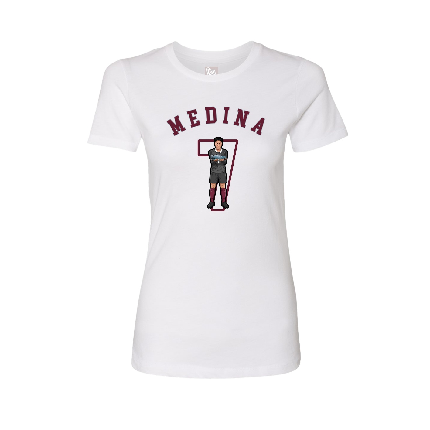 Womens Tee — Shirsey Arch in White