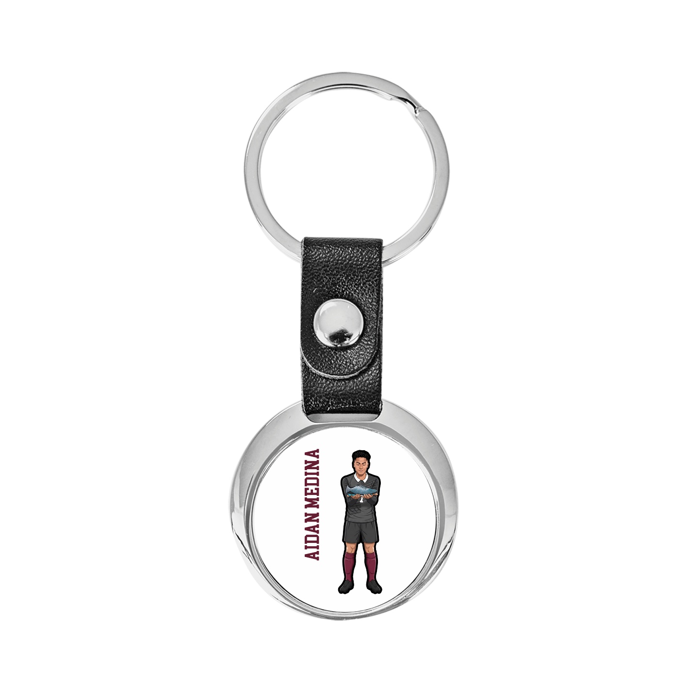 Key Chain — Name Vertical in Classic