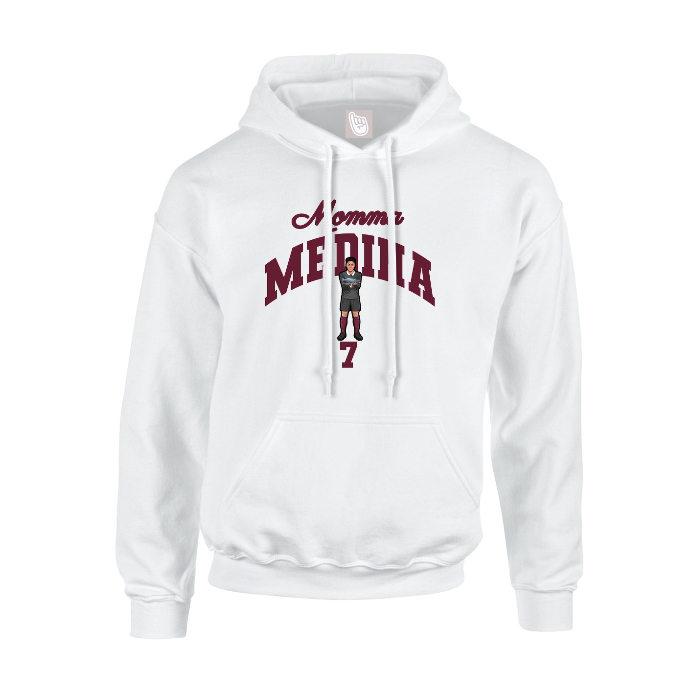 Youth Hoodie — Mothers Day Arch in White