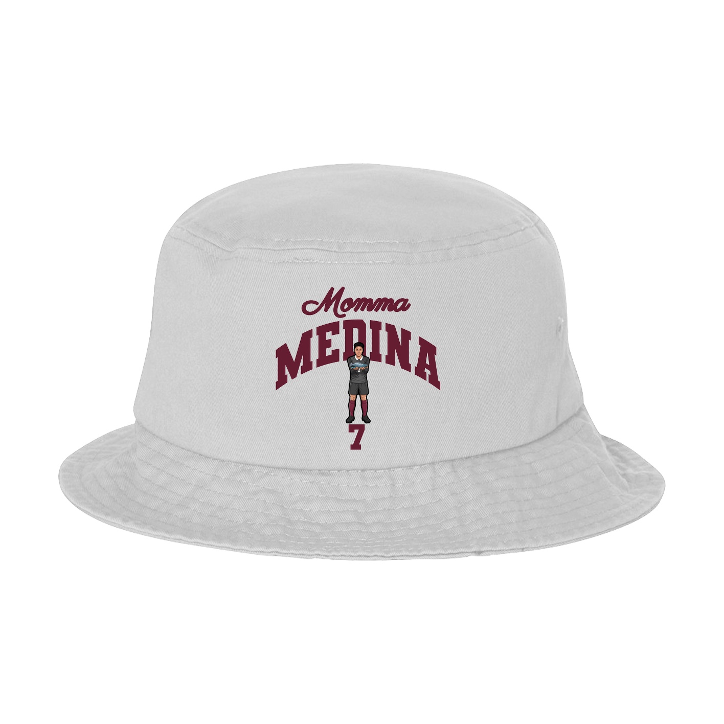 Bucket Cap — Mothers Day Arch in White