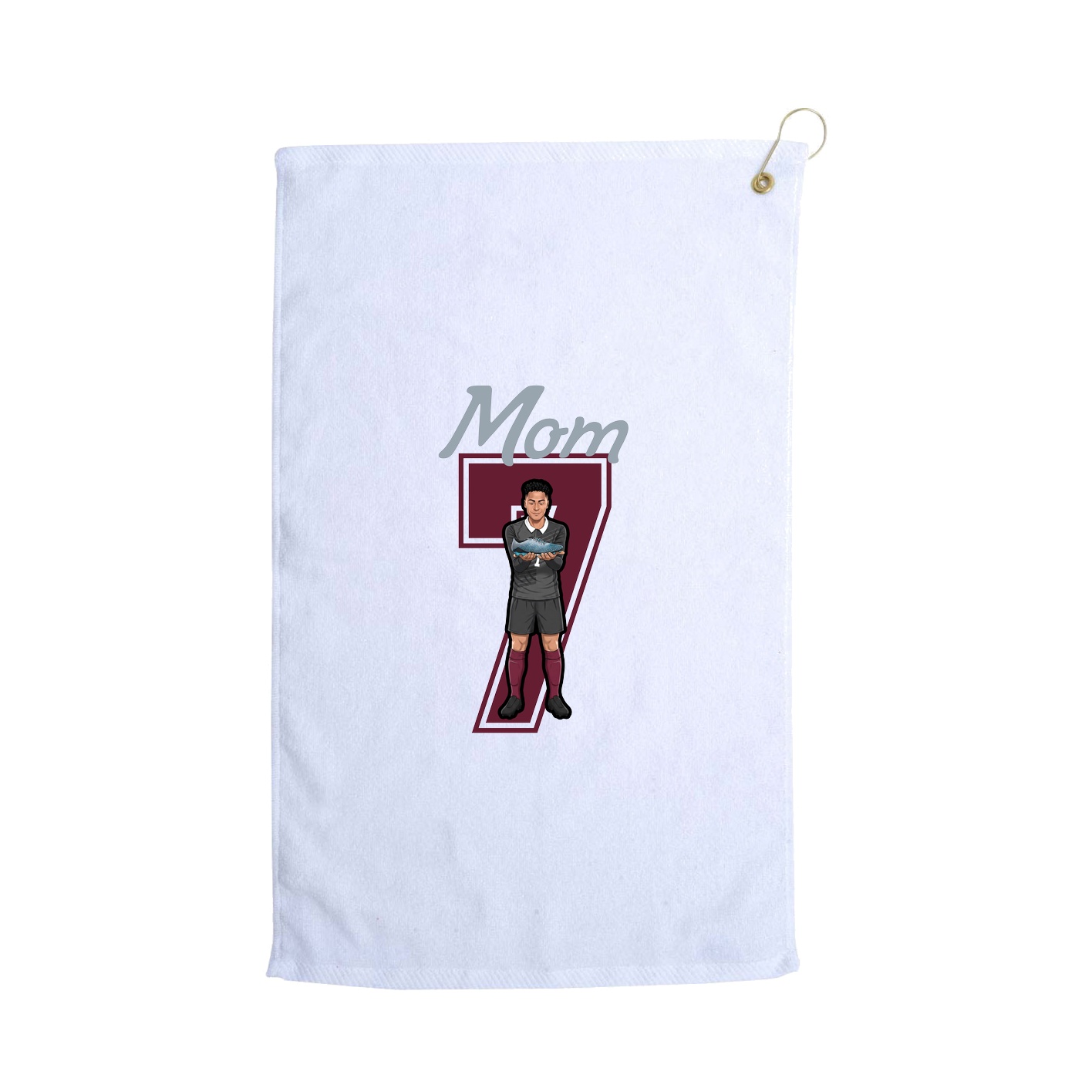 Golf Towel — Mothers Day Shirsey in White