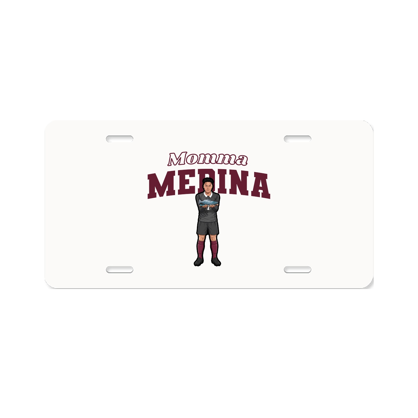 License Plate — Mothers Day Block in Classic