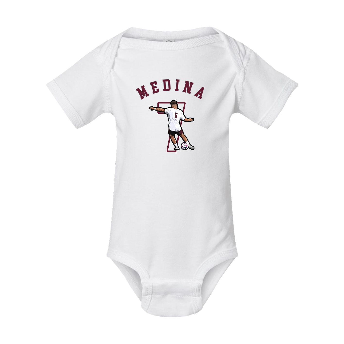 Baby Onesie — Shirsey Arch in White