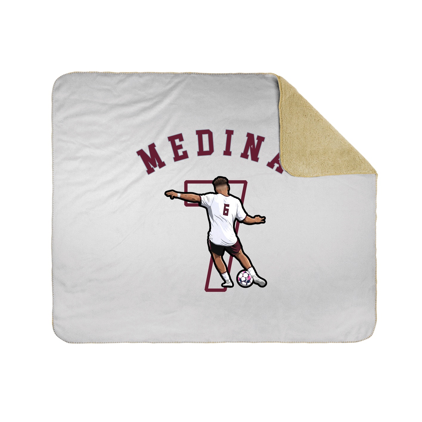 Throw Blanket — Shirsey Arch in White