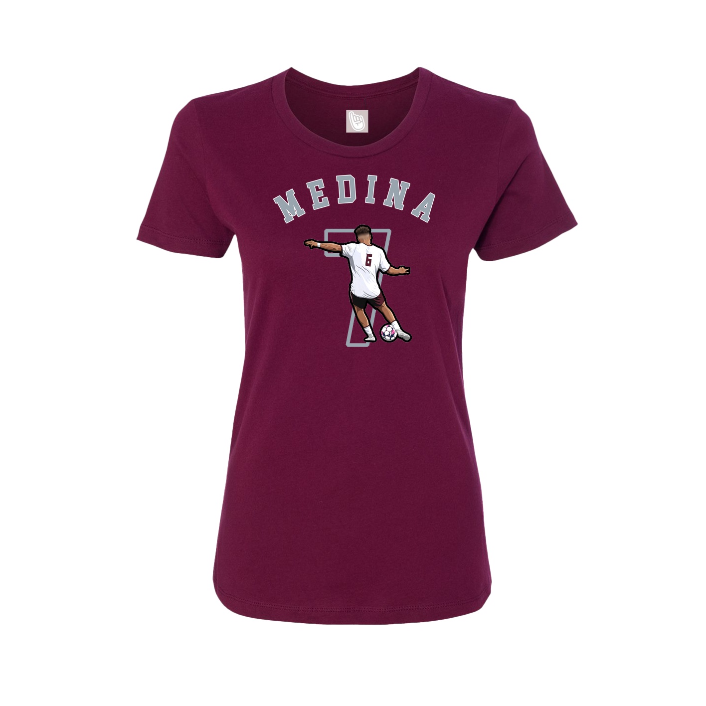 Womens Tee — Shirsey Arch in Maroon