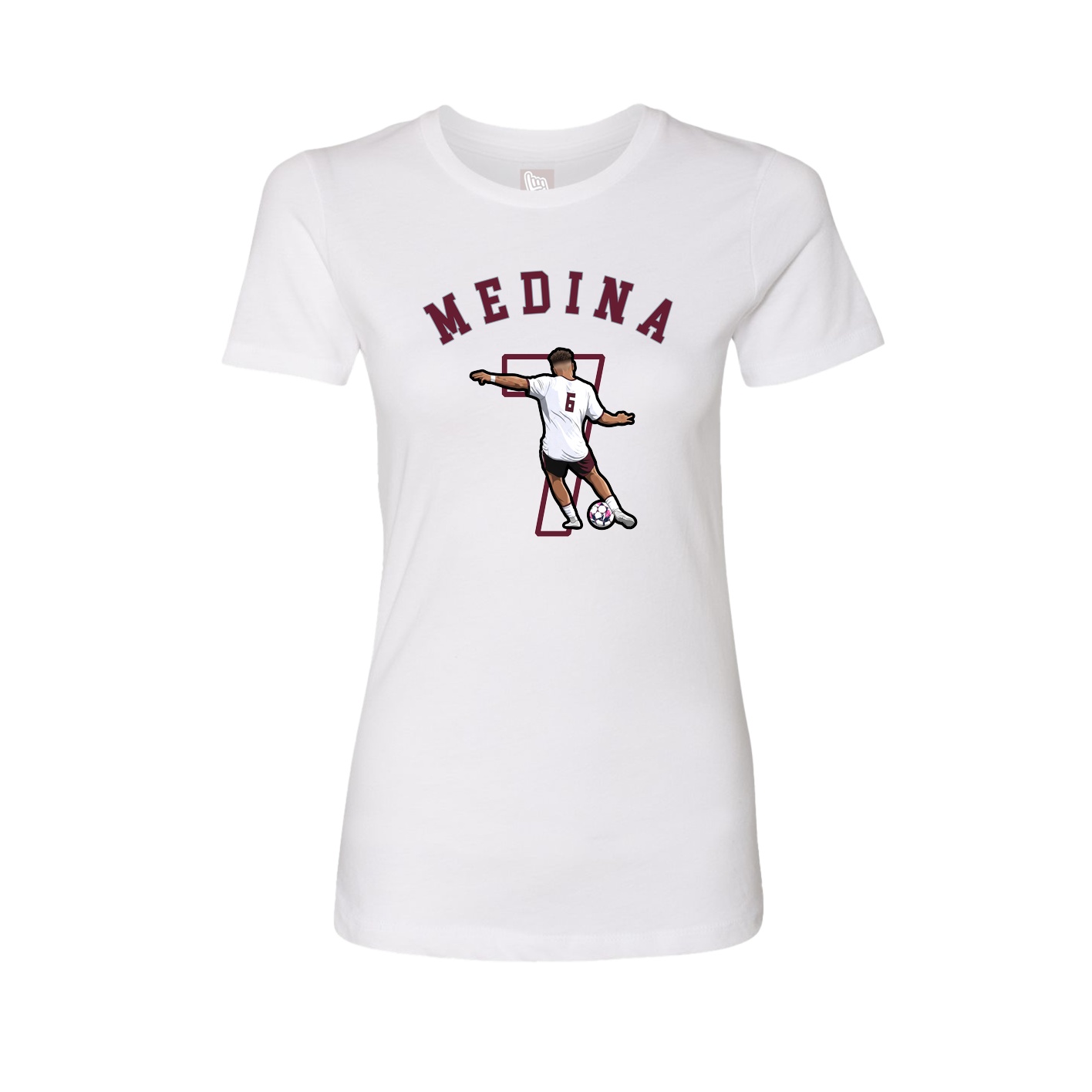 Womens Tee — Shirsey Arch in White
