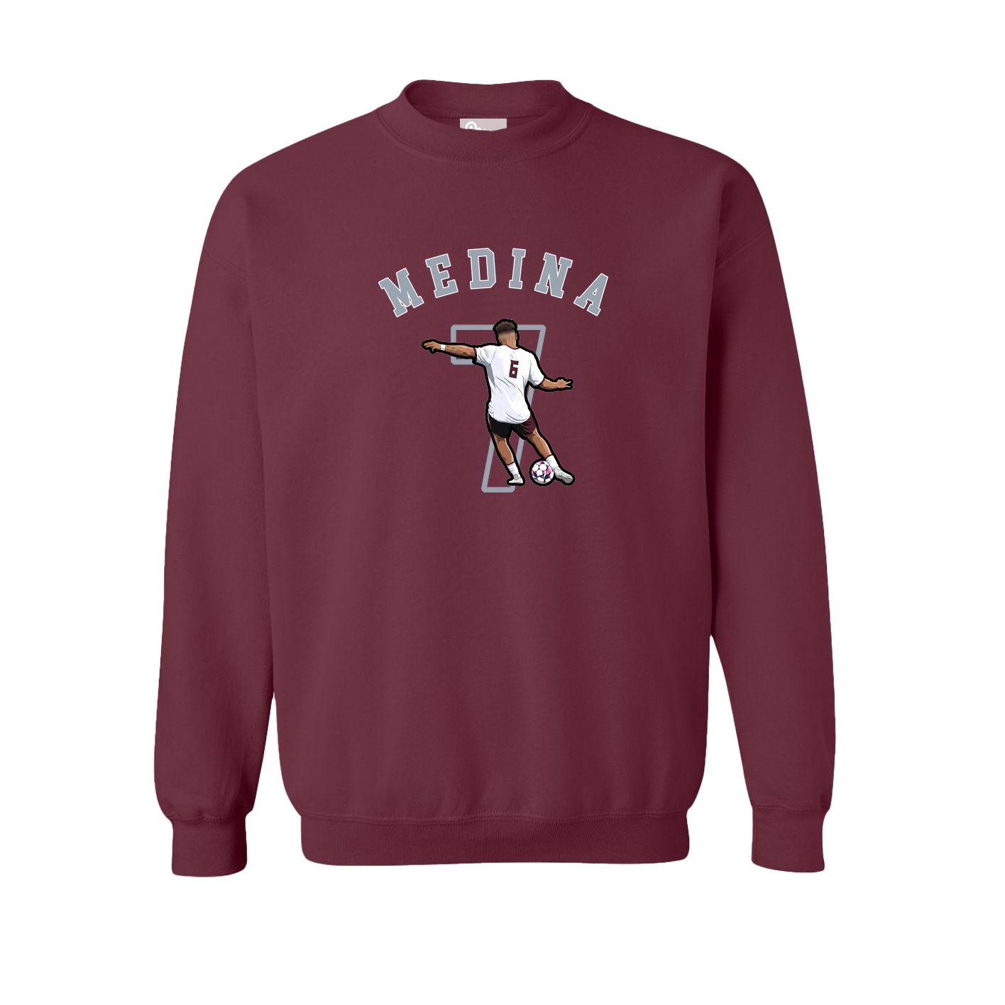 Fleece Crew — Shirsey Arch in Maroon
