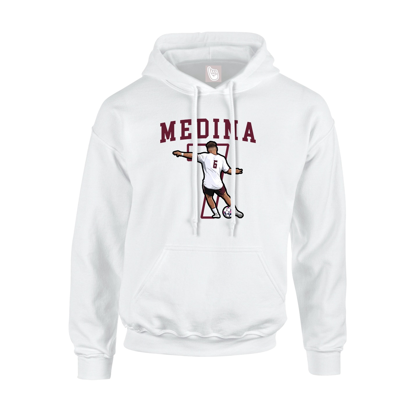 Youth Hoodie — Shirsey in White