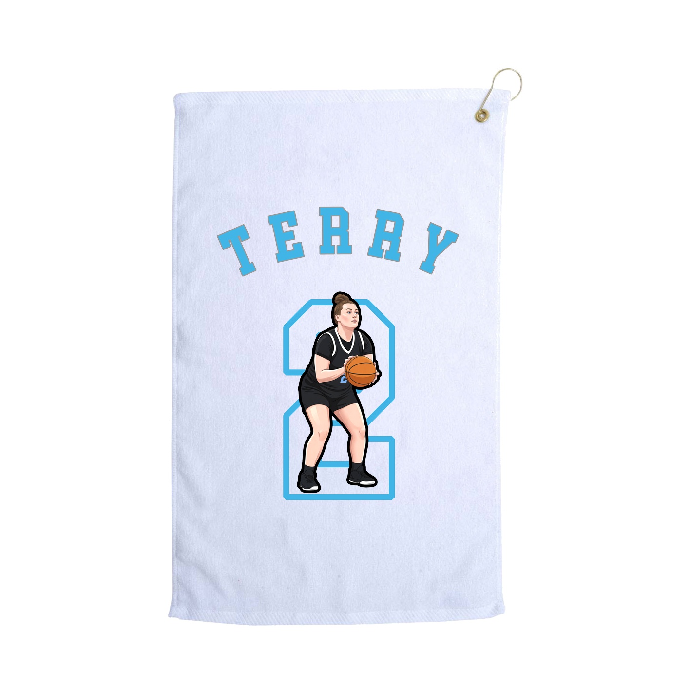 Golf Towel — Shirsey Arch in White