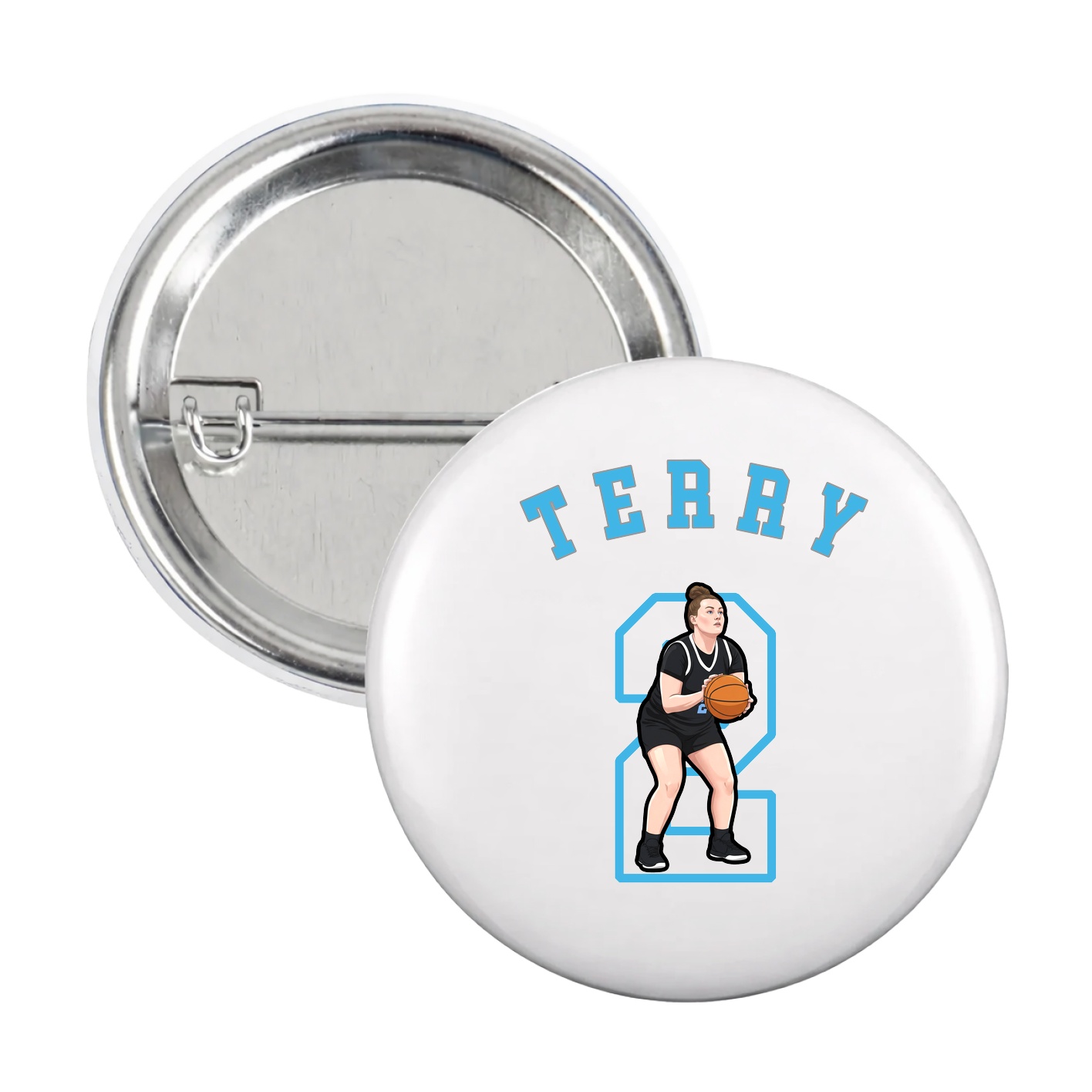 Game Day Button — Shirsey Arch in White