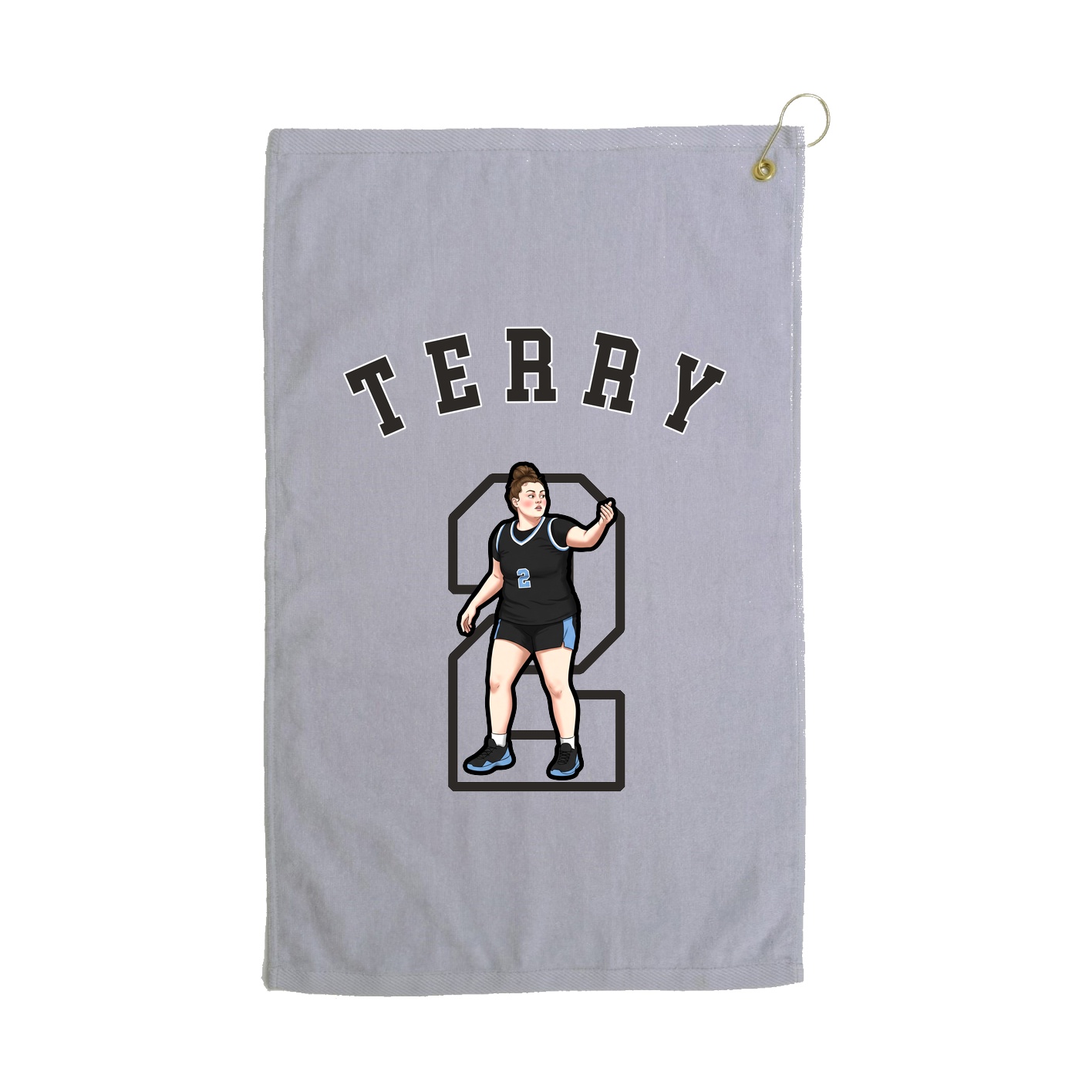 Golf Towel — Shirsey Arch in Grey