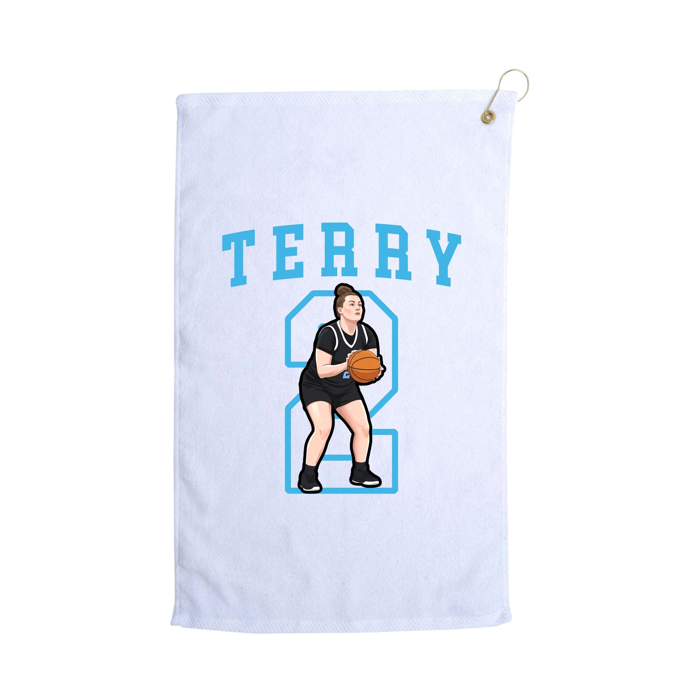Golf Towel — Shirsey in White