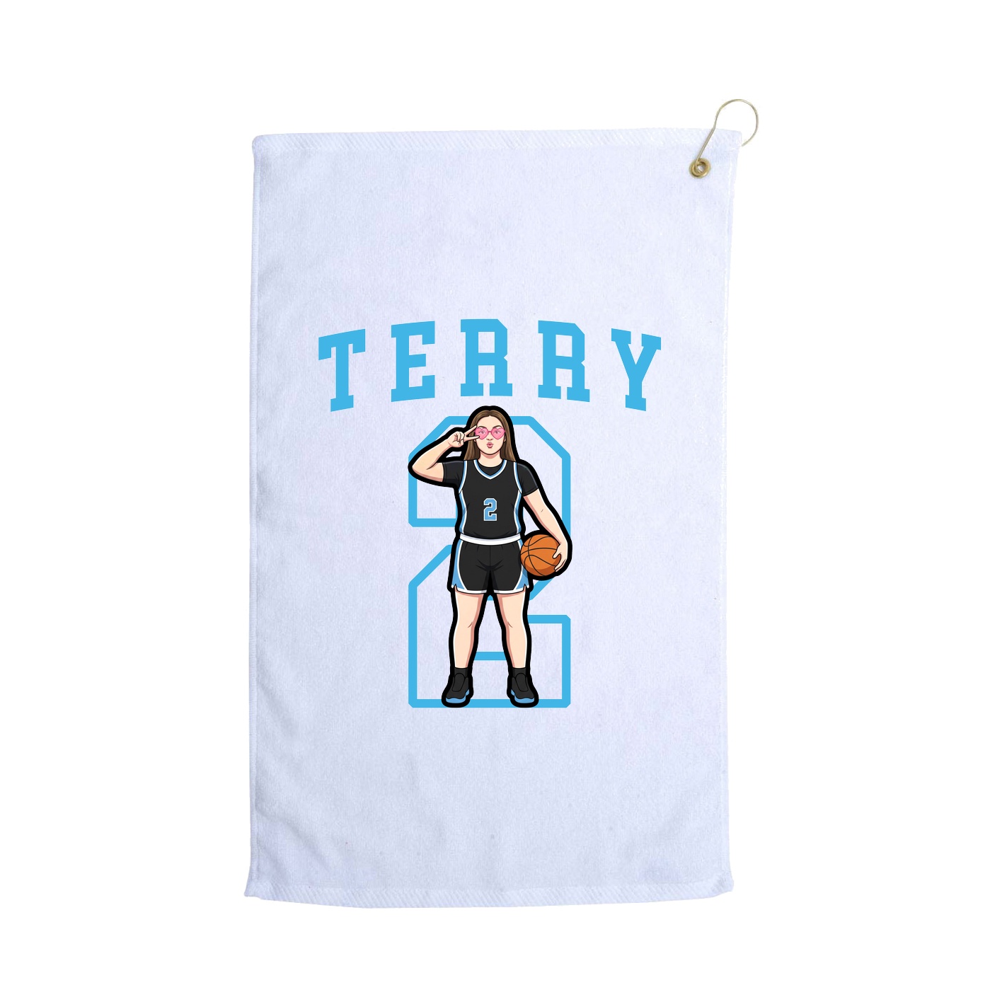 Golf Towel — Shirsey in White