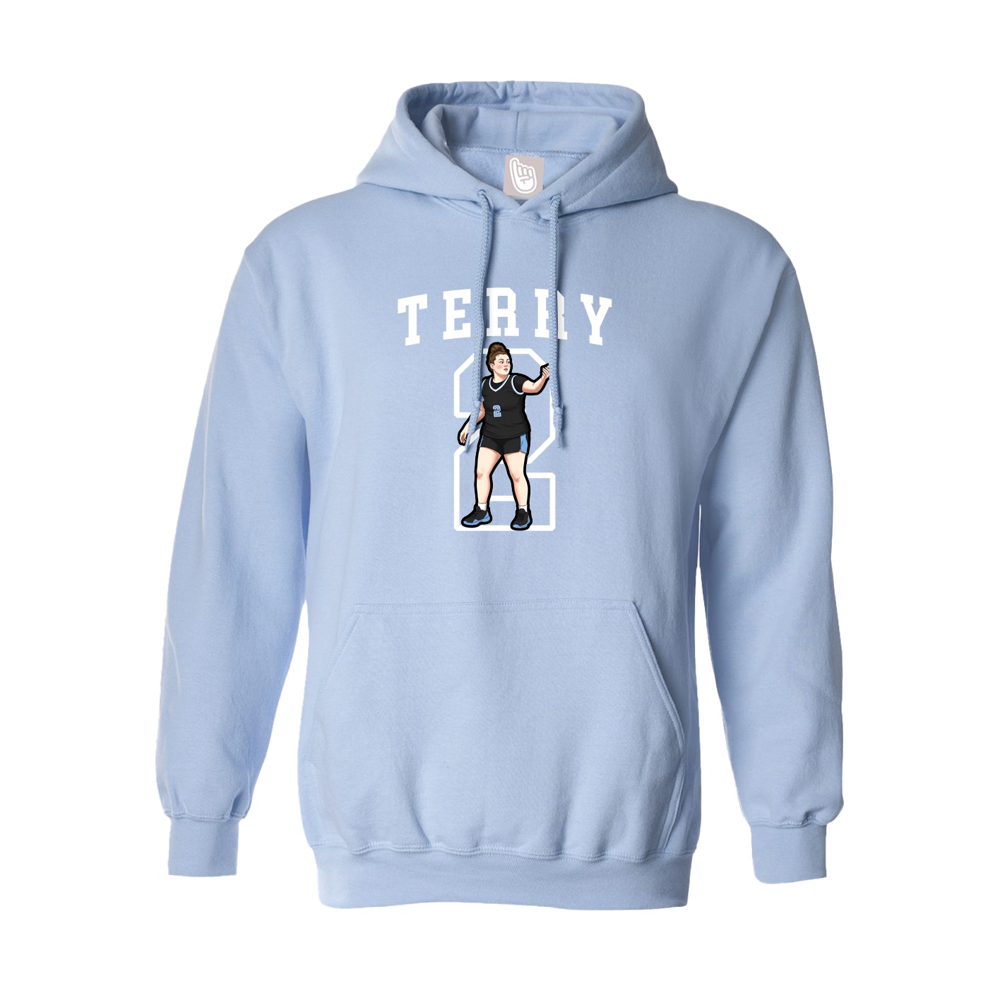 Hoodie — Shirsey in Light Blue