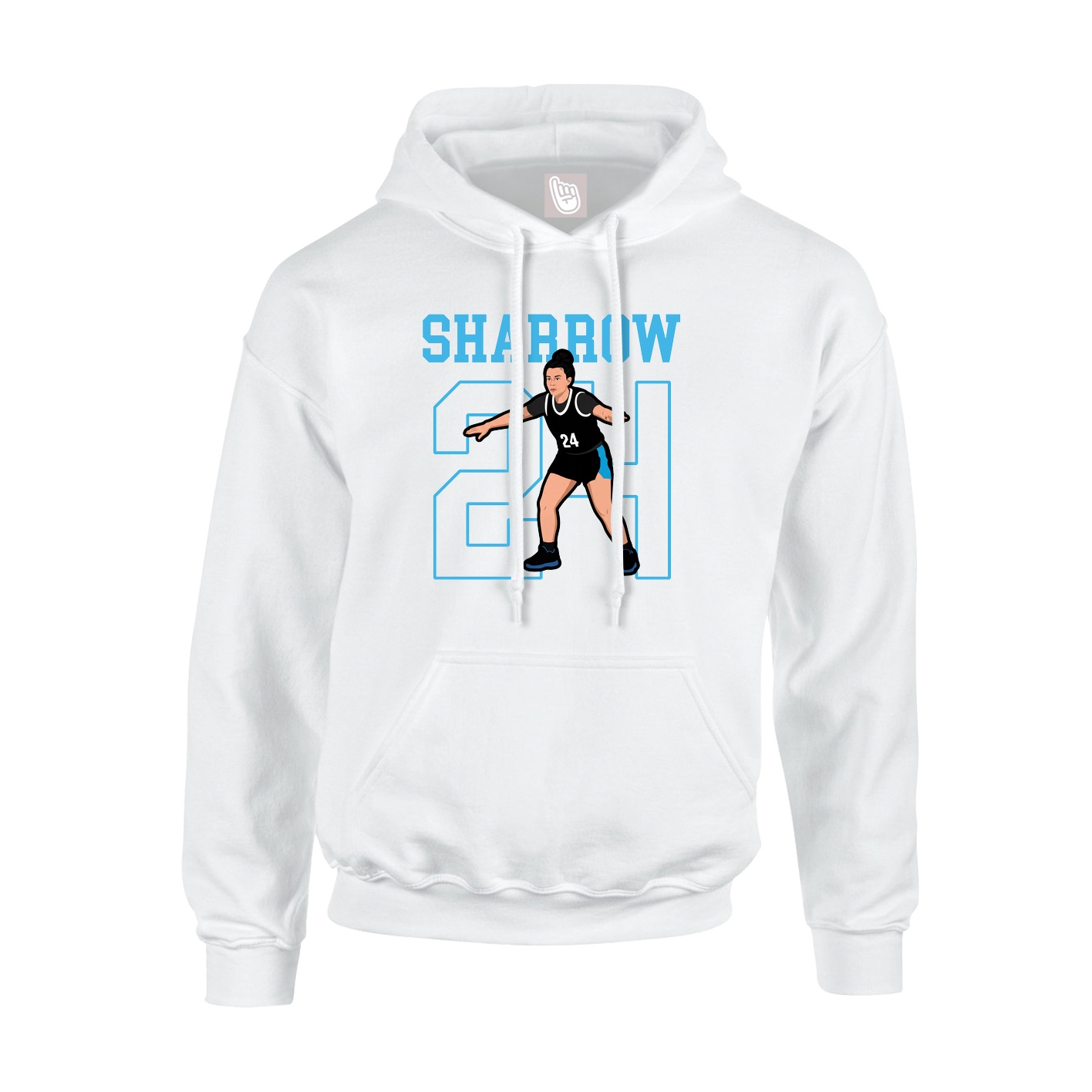 Hoodie — Shirsey in White